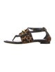 Tod's Ponyhair Animal Print Flats