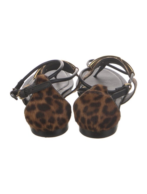 Tod's Ponyhair Animal Print Flats