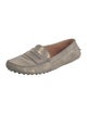 Tod's Suede Glitter Accents Loafers