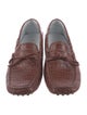Tod's Embossed Leather Loafers