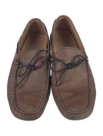 Tod's Leather Bow Accents Drivers