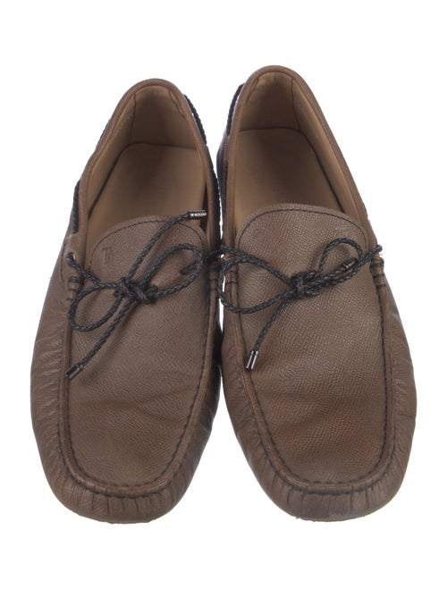 Tod's Leather Bow Accents Drivers