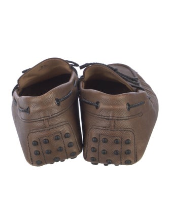 Tod's Leather Bow Accents Drivers