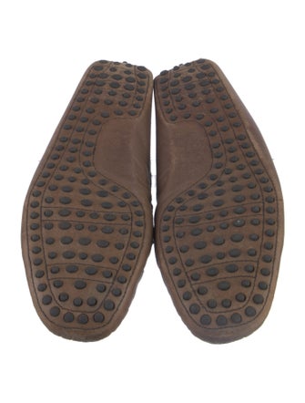 Tod's Leather Bow Accents Drivers