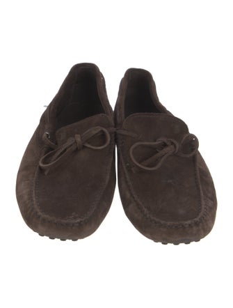 Tod's Suede Bow Accents Drivers
