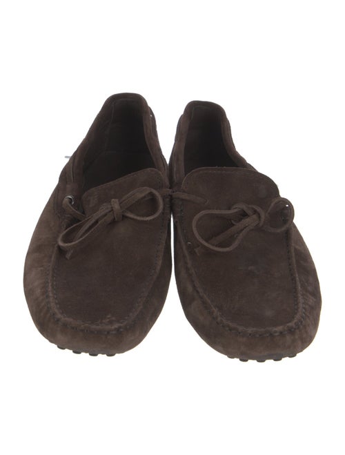 Tod's Suede Bow Accents Drivers