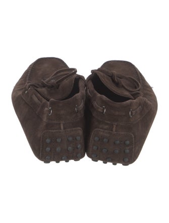 Tod's Suede Bow Accents Drivers