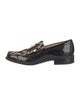 Tod's Patent Leather Animal Print Loafers