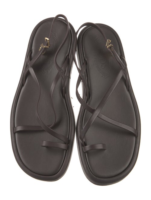 Tod's Leather Slingback Sandals