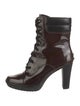 Tod's Patent Leather Lace-Up Boots