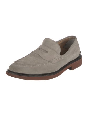 Tod's Suede Dress Loafers
