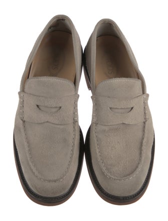 Tod's Suede Dress Loafers