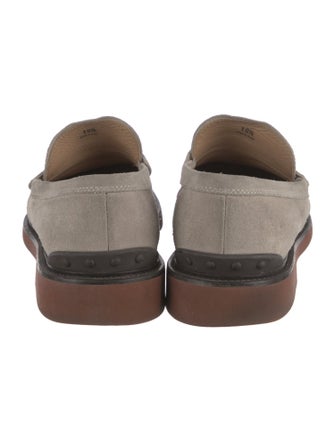 Tod's Suede Dress Loafers