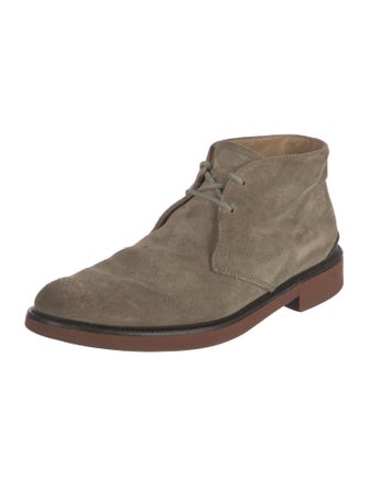 Tod's Suede Lace-Up Boots