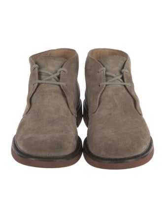 Tod's Suede Lace-Up Boots