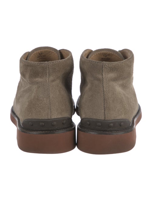 Tod's Suede Lace-Up Boots