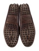Tod's Leather Animal Print Loafers