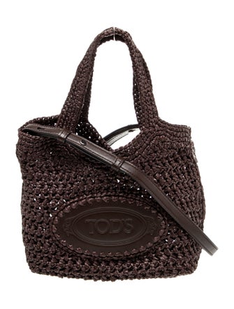 Tod's Raffia Shoulder Bag