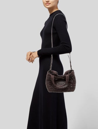 Tod's Raffia Shoulder Bag