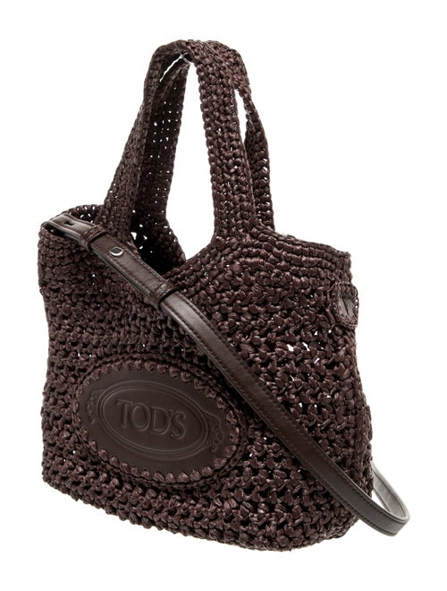 Tod's Raffia Shoulder Bag