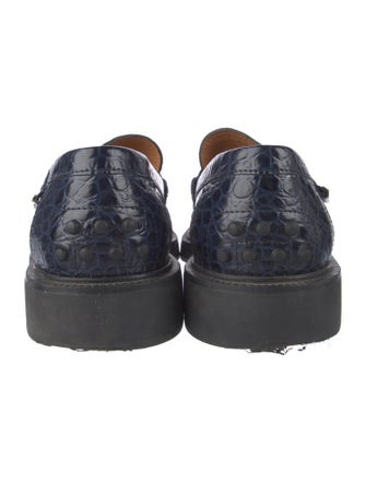 Tod's Crocodile Loafers
