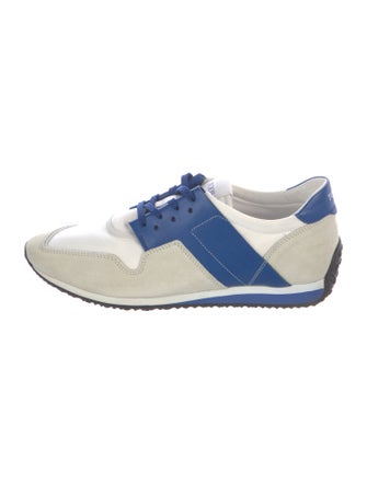 Tod's Suede Colorblock Pattern Sneakers