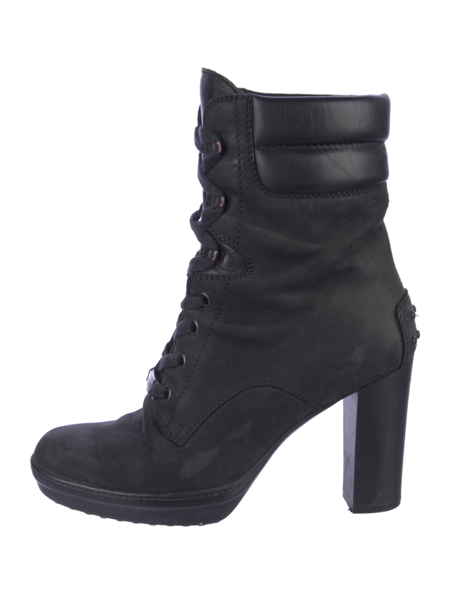 Tod's Leather Lace-Up Boots