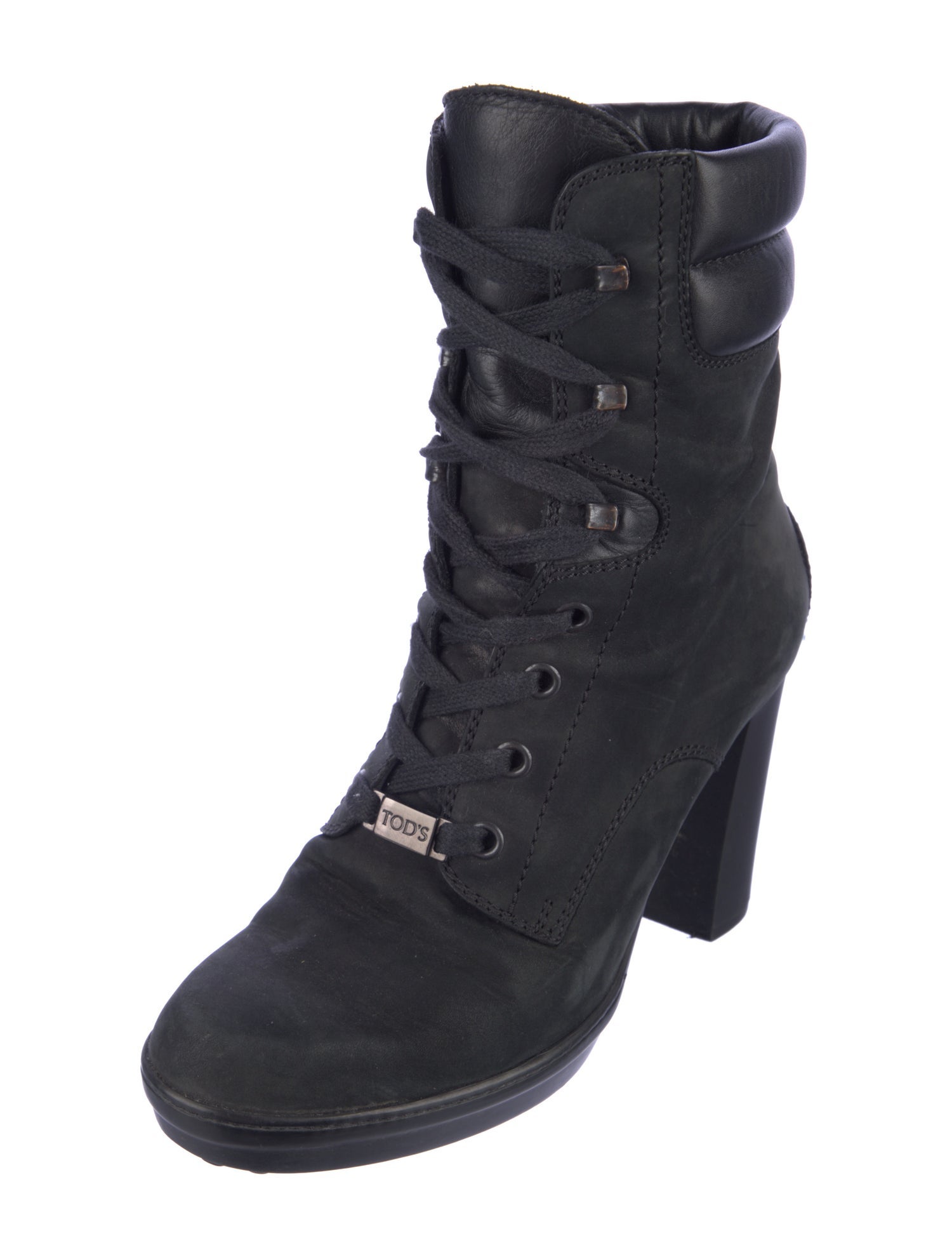 Tod's Leather Lace-Up Boots