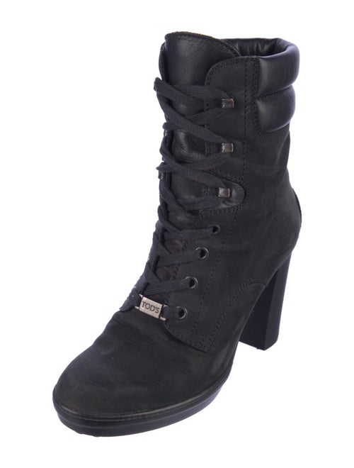 Tod's Leather Lace-Up Boots
