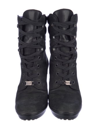 Tod's Leather Lace-Up Boots