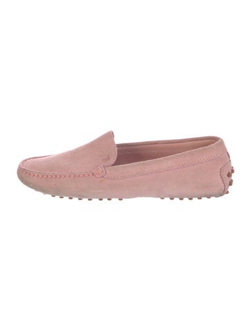 Tod's Flats Suede Loafers 8