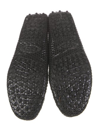 Tod's Leather Animal Print Loafers