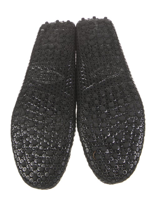 Tod's Leather Animal Print Loafers