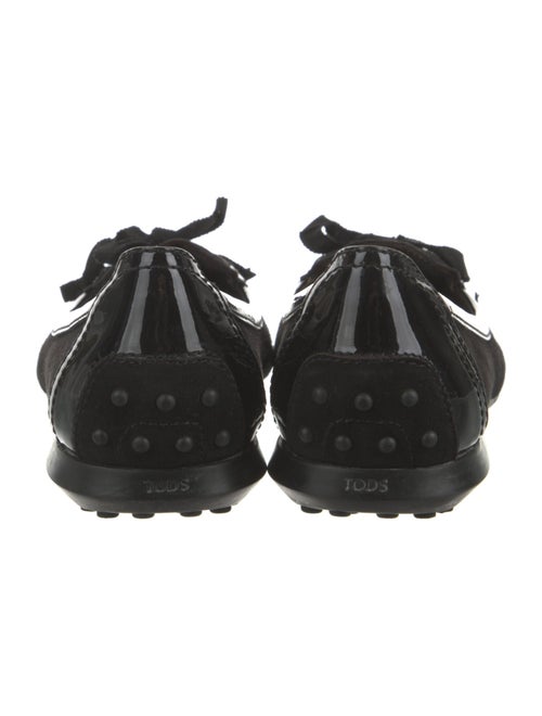 Tod's Suede Bow Accents Flats