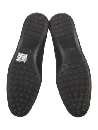 Tod's Suede Bow Accents Flats