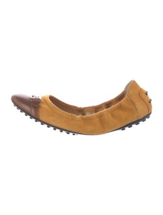 Tod's Suede Ballet Flats