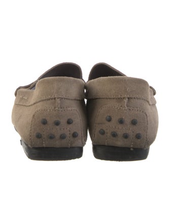 Tod's Suede Dress Loafers