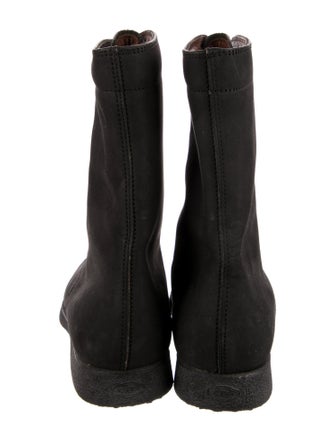 Tod's Suede Combat Boots