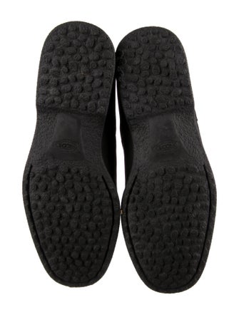 Tod's Suede Combat Boots