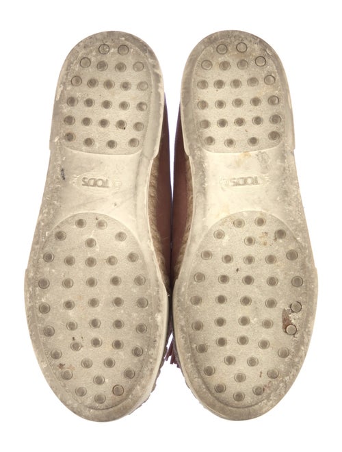 Tod's Suede Tassel Accents Espadrilles