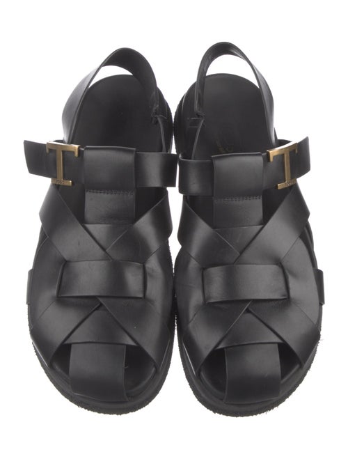 Tod's Leather Slingback Sandals