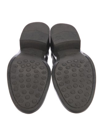 Tod's Embossed Leather Animal Print Pumps