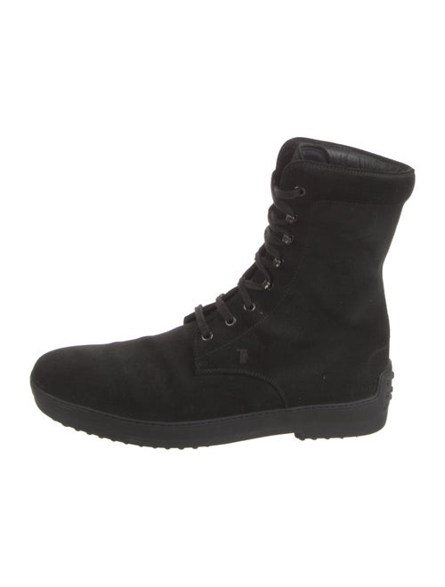 Tod's Suede Lace-Up Boots