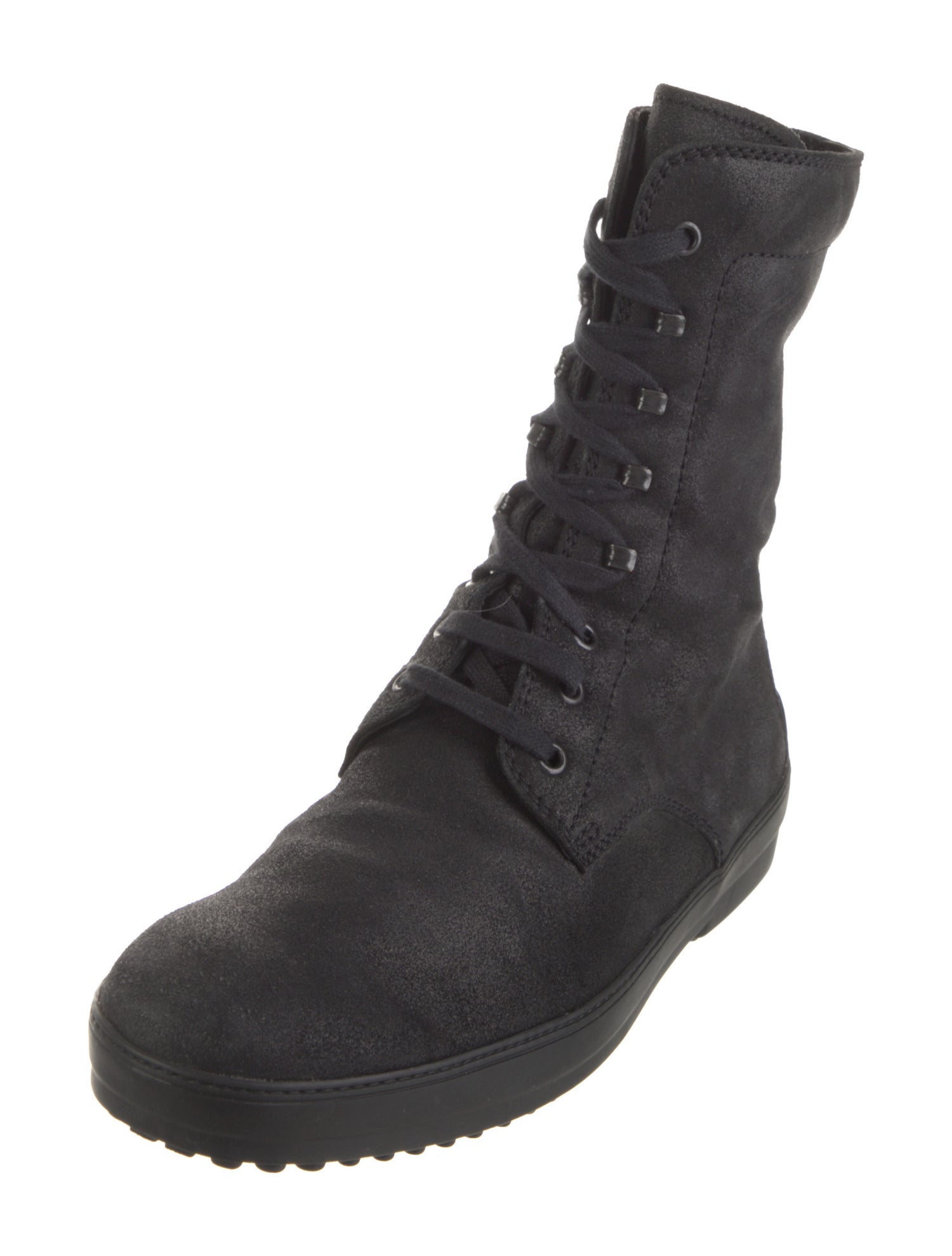 Tod's Suede Lace-Up Boots