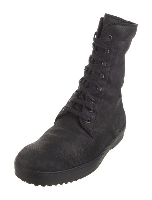 Tod's Suede Lace-Up Boots
