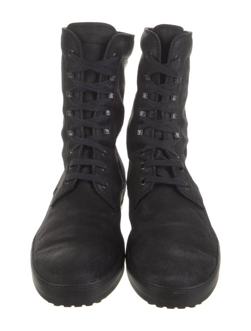 Tod's Suede Lace-Up Boots