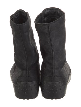 Tod's Suede Lace-Up Boots