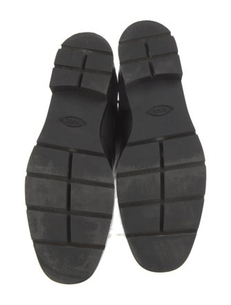 Tod's Leather Studded Accents Moto Boots