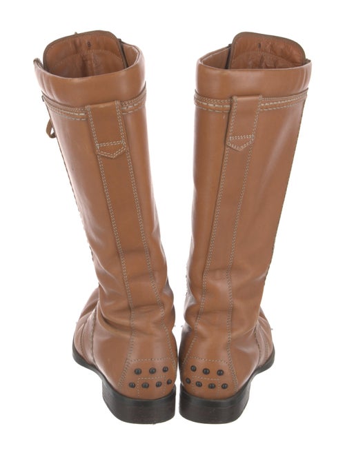 Tod's Leather Lace-Up Boots