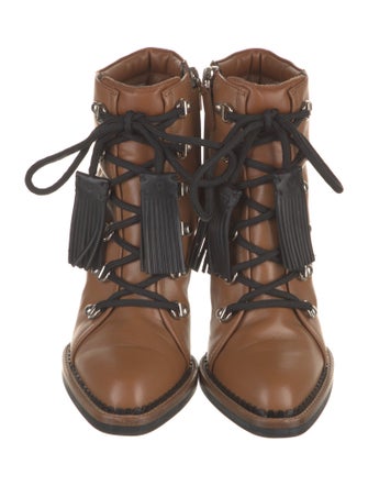 Tod's Leather Lace-Up Boots
